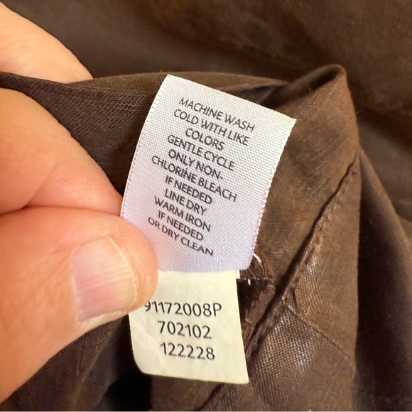 JJill Silk and Linen Dress short sleeve with pockets - XLP - Picture 4 of 11